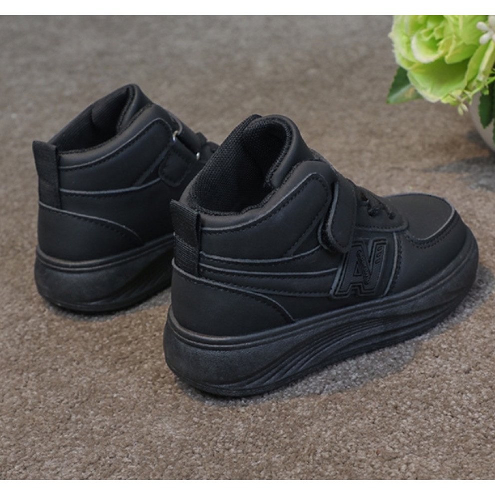 Хайтопи дитячі весна осінь VA, чорний Хайтопи дитячі весна осінь VA, чорний