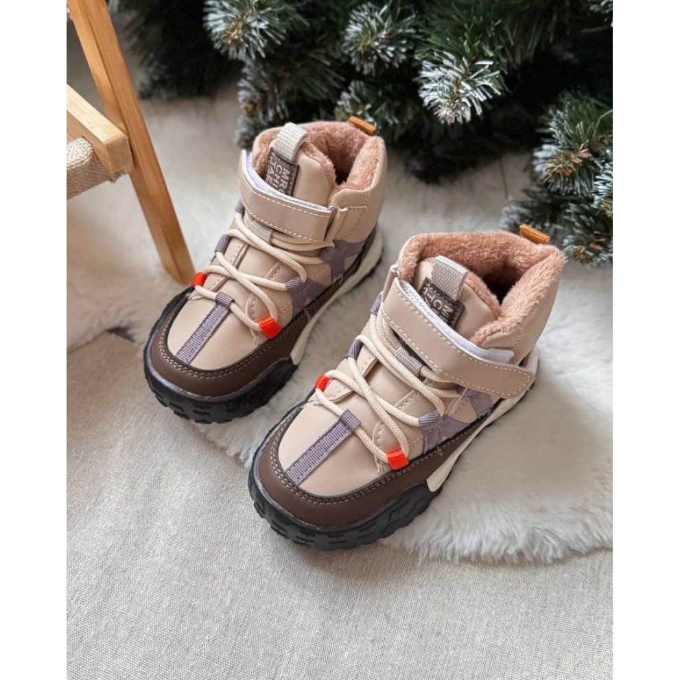 Черевики дитячі стильні DHX, бежевий Черевики дитячі стильні DHX, бежевий