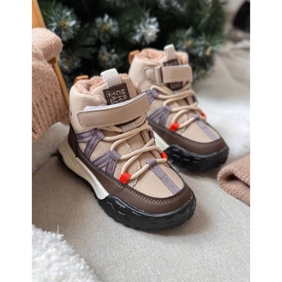 Черевики дитячі стильні DHX, бежевий Черевики дитячі стильні DHX, бежевий