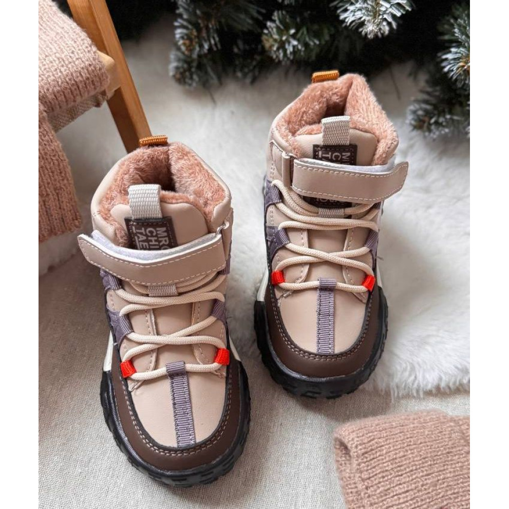 Черевики дитячі стильні DHX, бежевий Черевики дитячі стильні DHX, бежевий