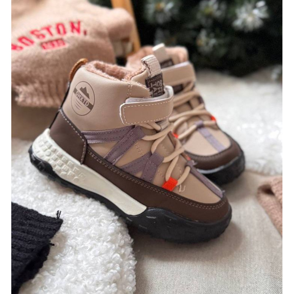 Черевики дитячі стильні DHX, бежевий Черевики дитячі стильні DHX, бежевий