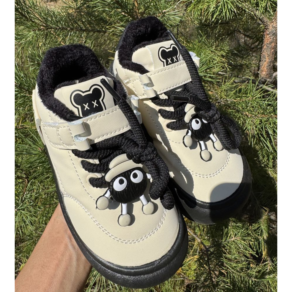 Кросівки дитячі утеплені M-777, бежевий