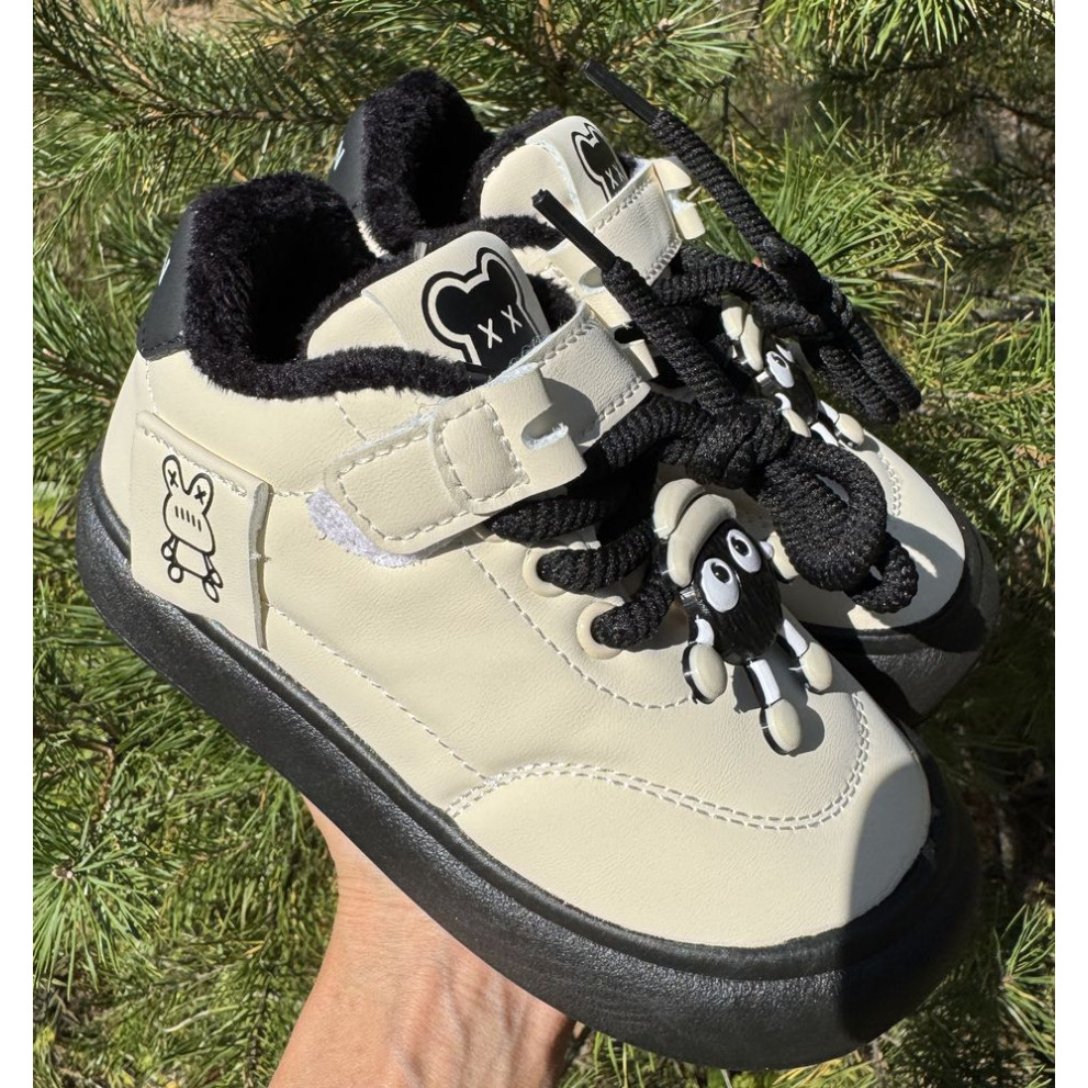 Кросівки дитячі утеплені M-777, бежевий