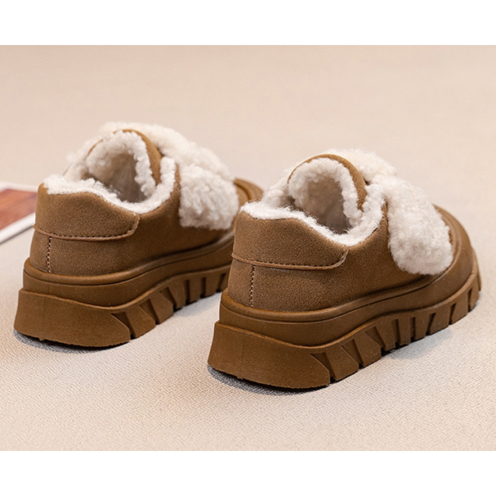 Кросівки дитячі утеплені Mianzhi, коричневий