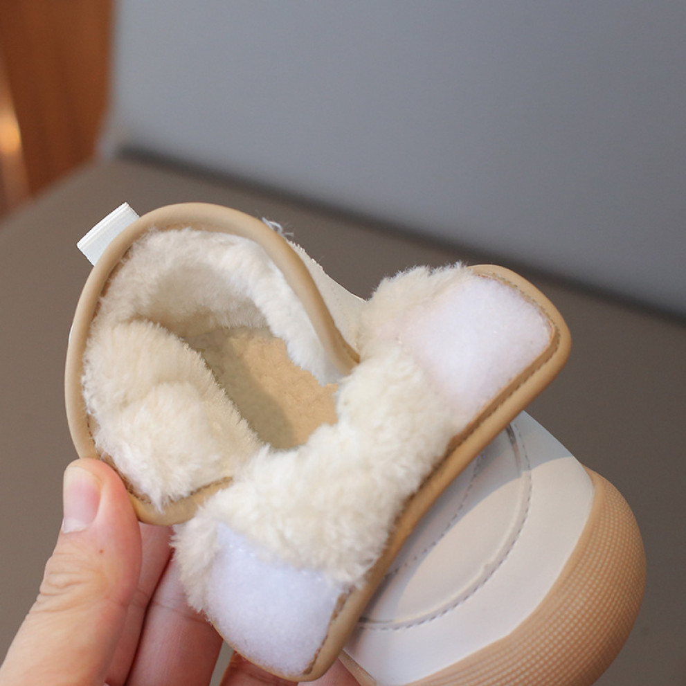 Черевички зимові дитячі з хутром Topstar білий— теплі та зручні черевички для дітей