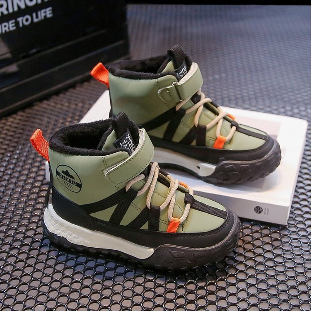 Черевики зимові для хлопчиків стильні DHX, хакі Черевики зимові для хлопчиків стильні DHX, хакі