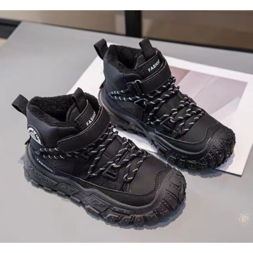 Черевики для хлопчиків демі стильні Fan, чорний Черевики для хлопчиків демі стильні Fan, чорний