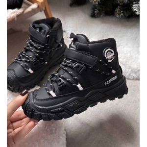 Черевики для хлопчиків демі стильні Fan, чорний