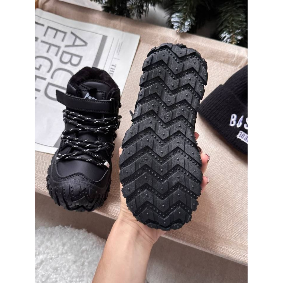 Черевики для хлопчиків демі стильні Fan, чорний Черевики для хлопчиків демі стильні Fan, чорний