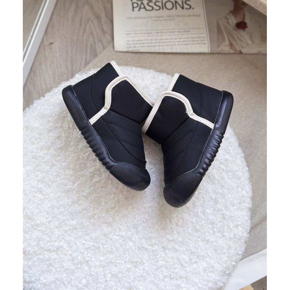 Дитячі зимові черевики Topstar чорні з хутром - теплі та надійні чоботи для дітей