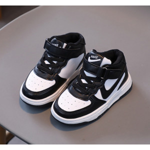 Дитячі спортивні хайтопи Air чорний з білим