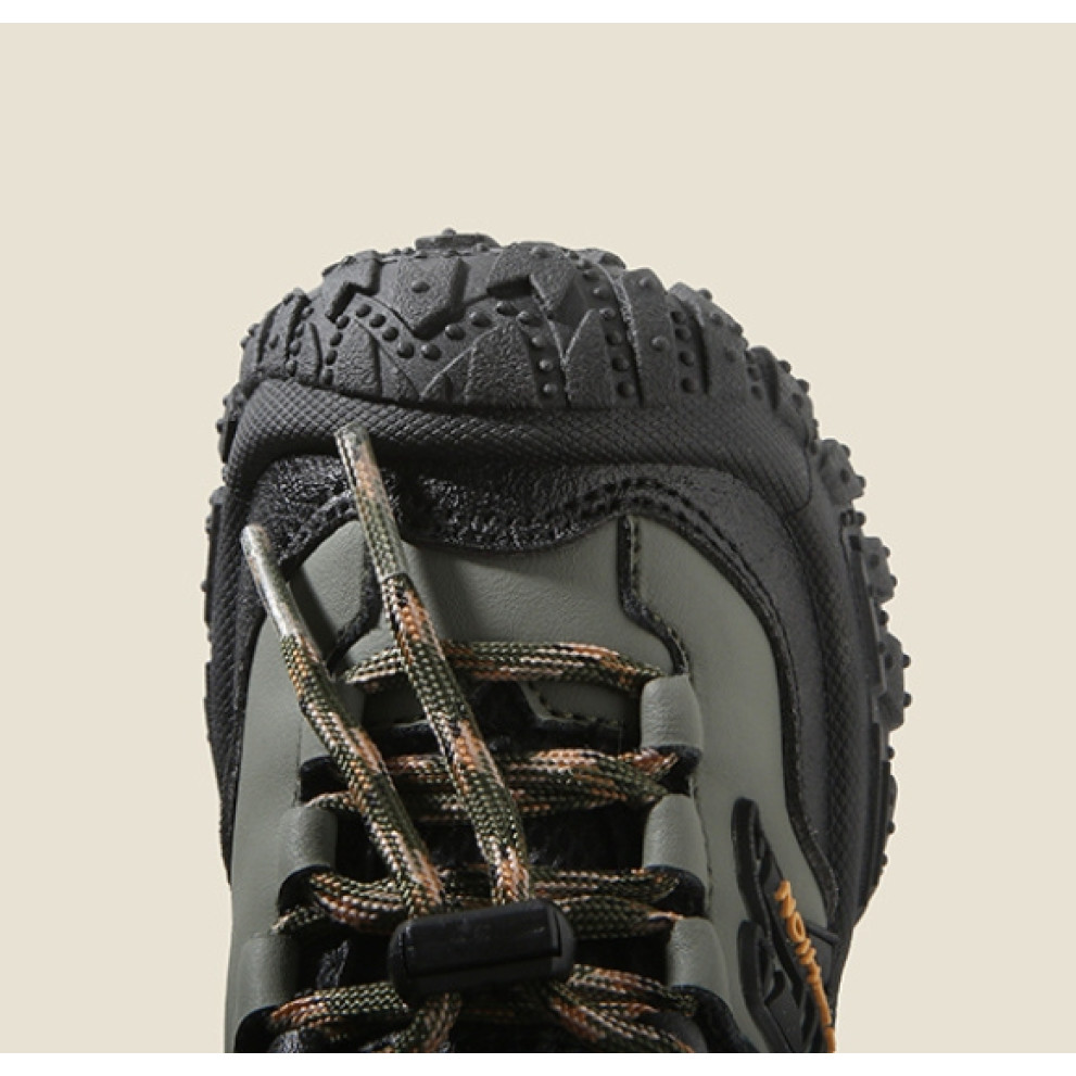 Купити дитячі високі кросівки хайтопи T-X 668 для хлопчика та дівчинки кольору хакі весна-осінь з липучкою та нековзною підошвою Купити дитячі високі кросівки хайтопи T-X 668 для хлопчика та дівчинки кольору хакі весна-осінь з липучкою та нековзною підошвою