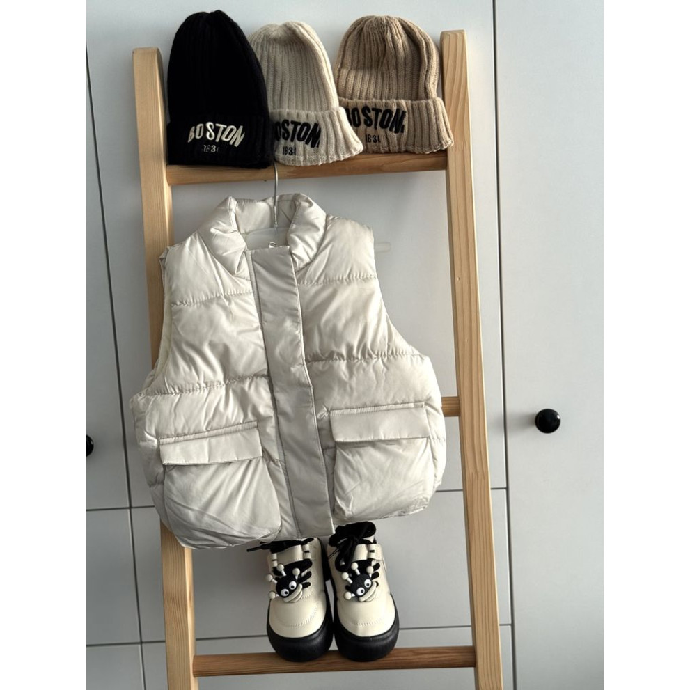 Жилетка демісезонна колір світлий бежевий 10923