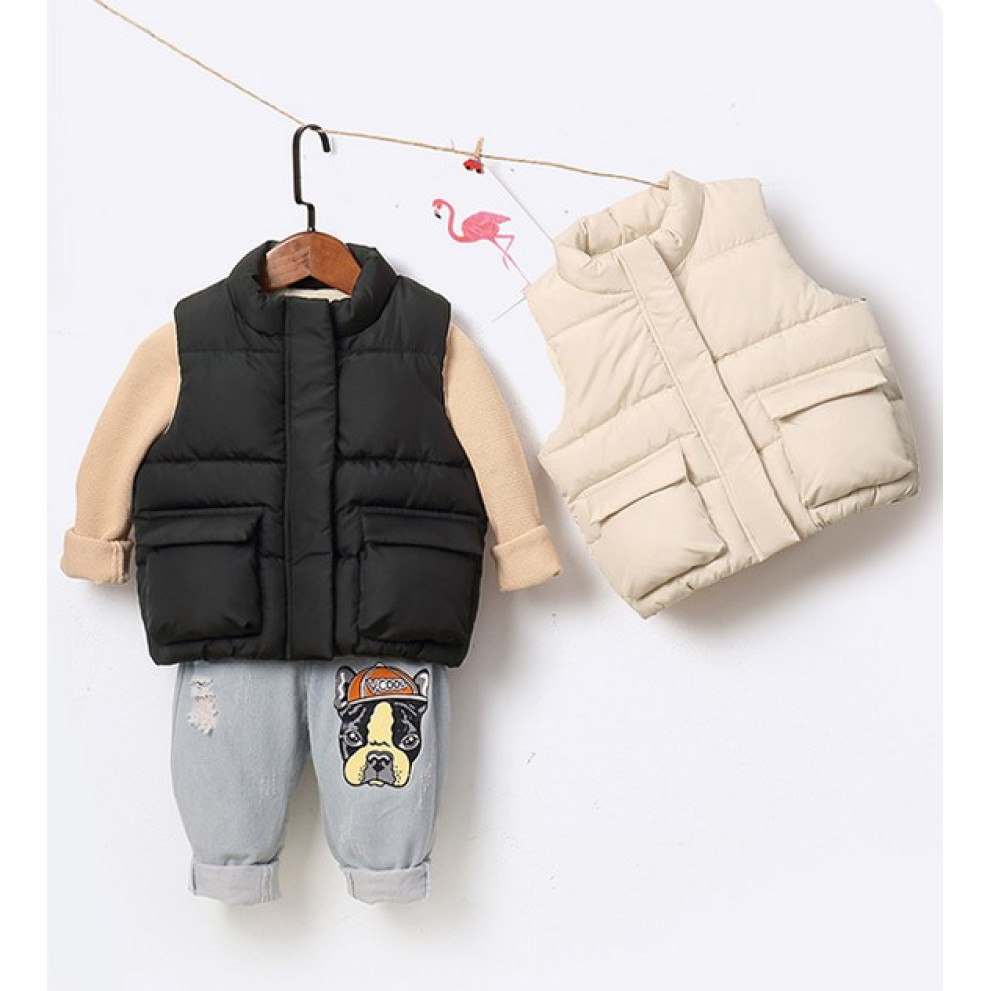 Жилетка демісезонна колір чорний 10924