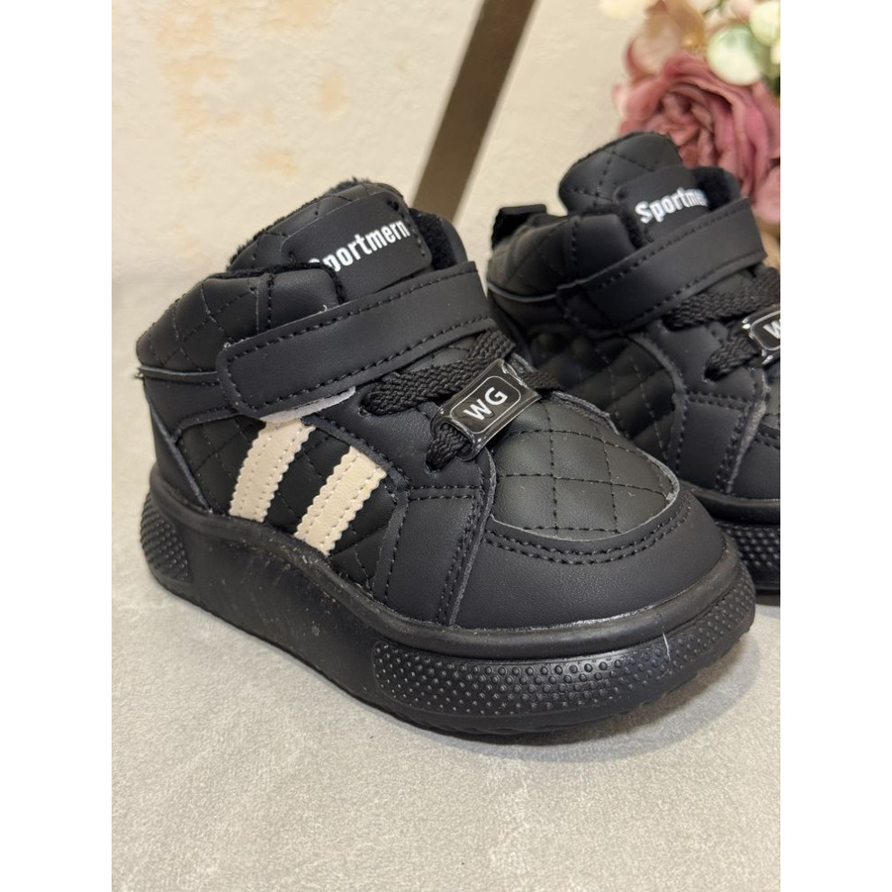 Демісезонні черевики дитячі колір чорний 10926