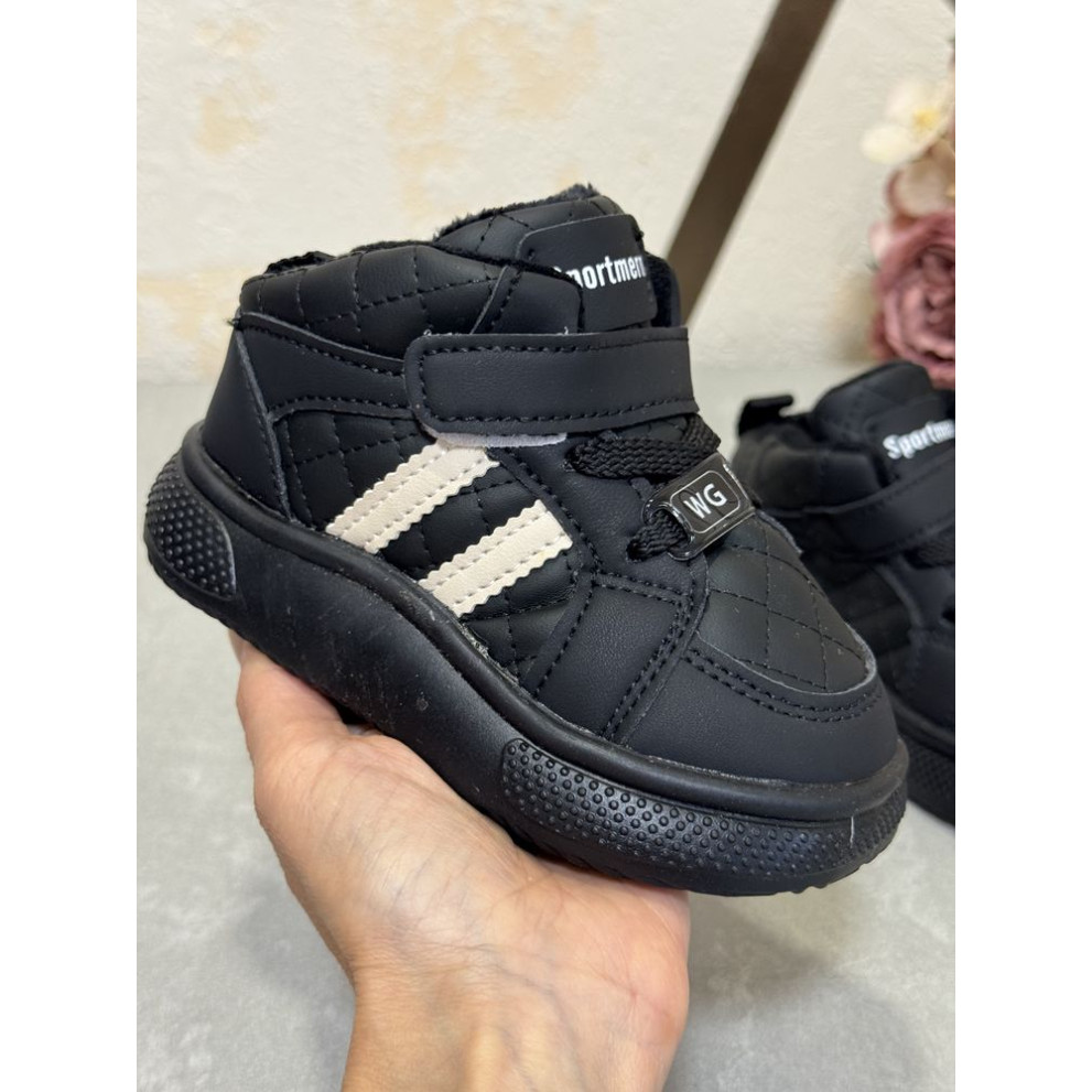 Демісезонні черевики дитячі колір чорний 10926