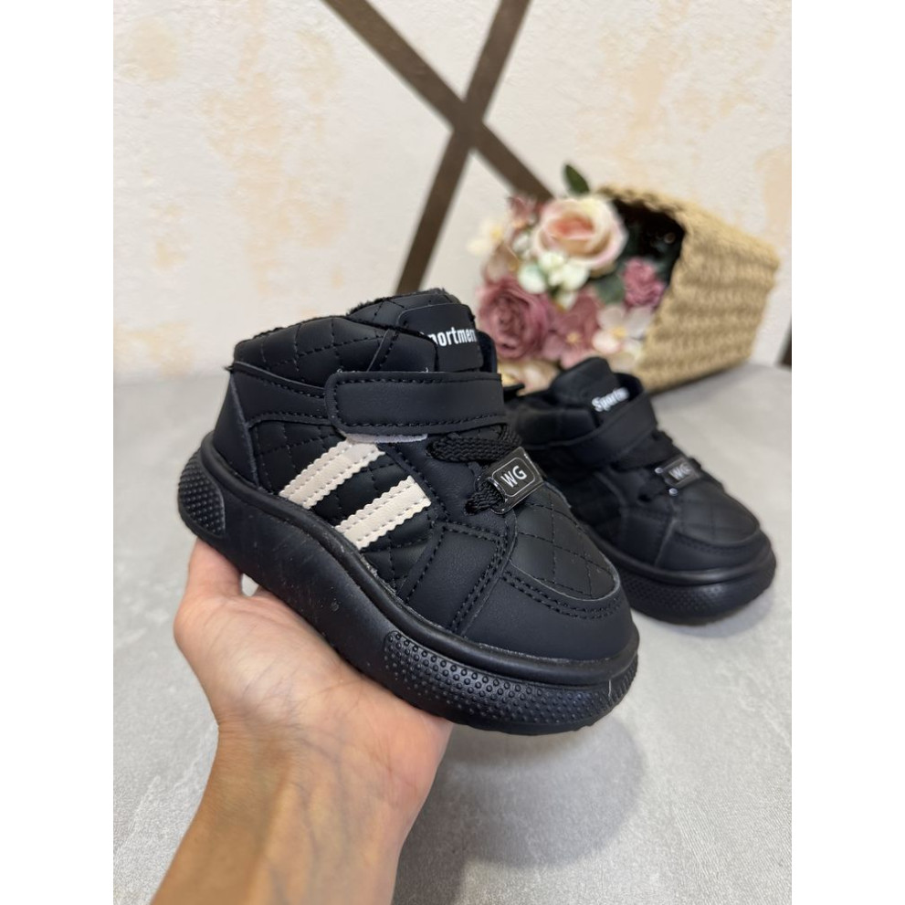 Демісезонні черевики дитячі колір чорний 10926