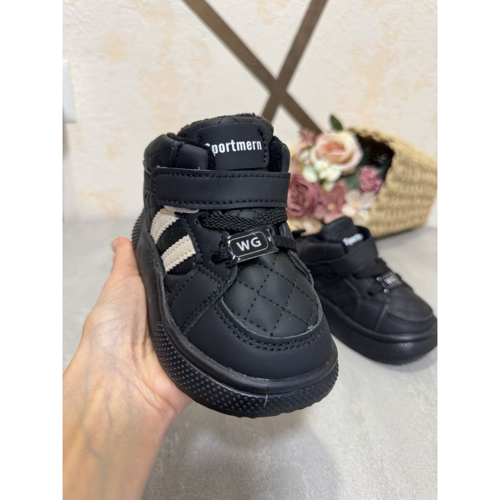 Демісезонні черевики дитячі колір чорний 10926