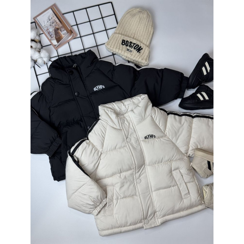 Демісезонна курточка BLYHFS колір світлий бежевий 10929