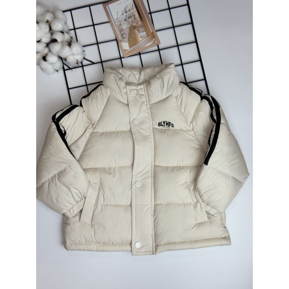 Демісезонна курточка BLYHFS колір світлий бежевий 10929