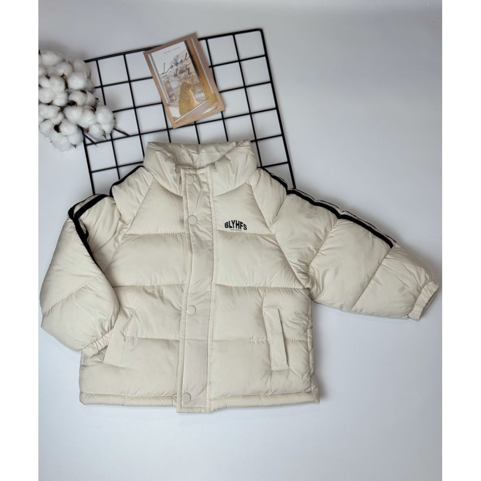Демісезонна курточка BLYHFS колір світлий бежевий 10929