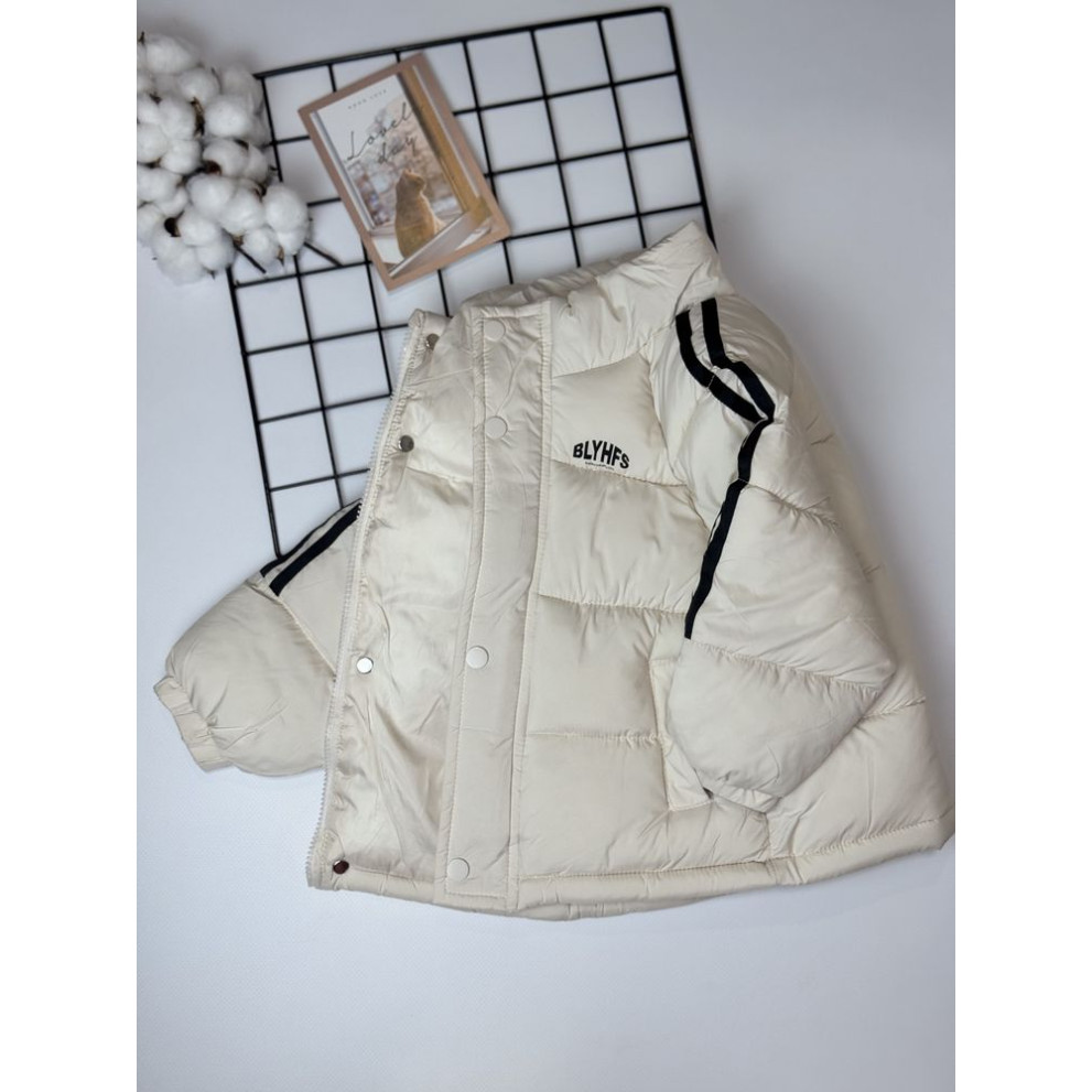 Демісезонна курточка BLYHFS колір світлий бежевий 10929