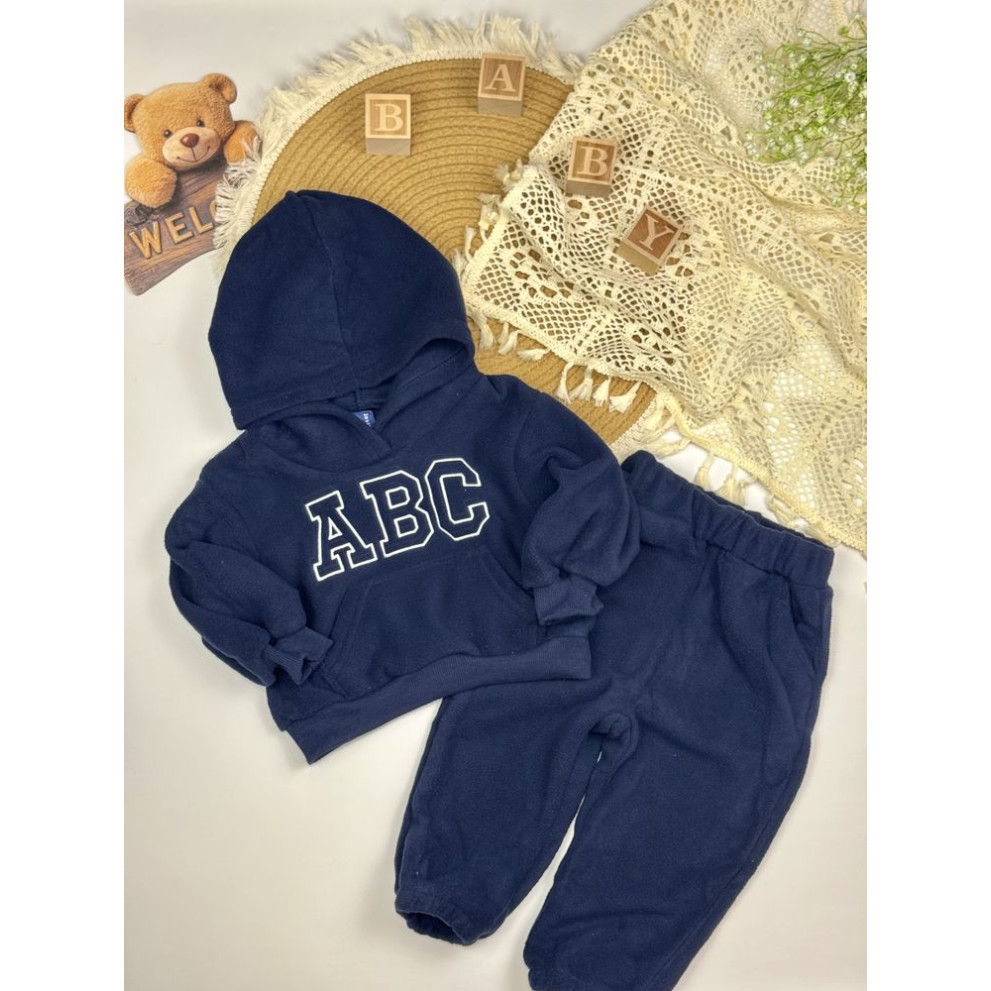 Костюм теплий флісовий Abc темно-синій 10932