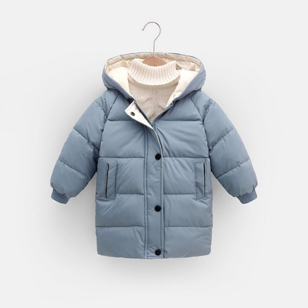 Пальто демісезонне синє 1557