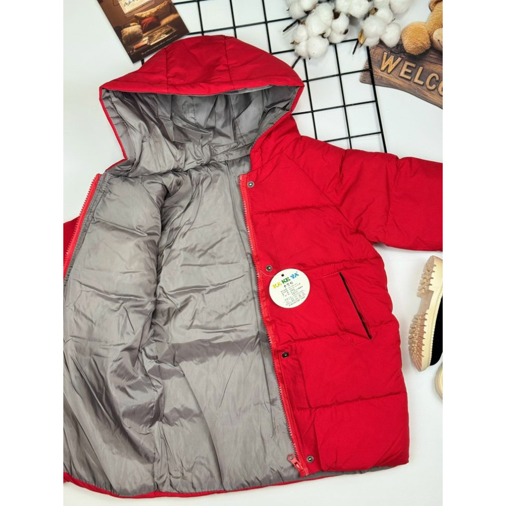 Пальто демісезонне червоне 1559 Пальто демісезонне червоне 1559