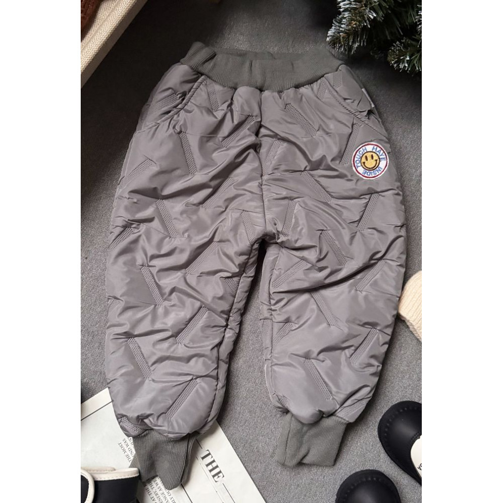 Штани зимові дитячі сірі 10590