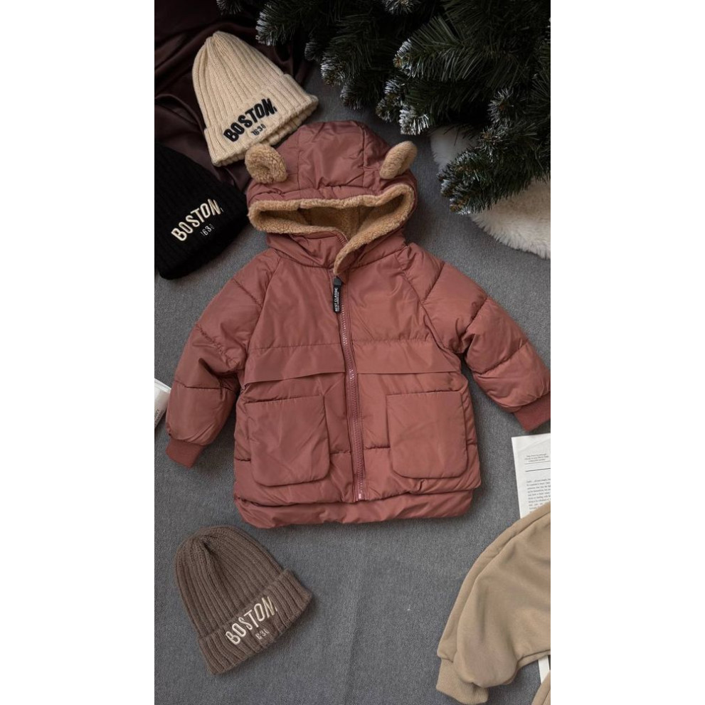 Куртка для дітей єврозима коричнева 10604