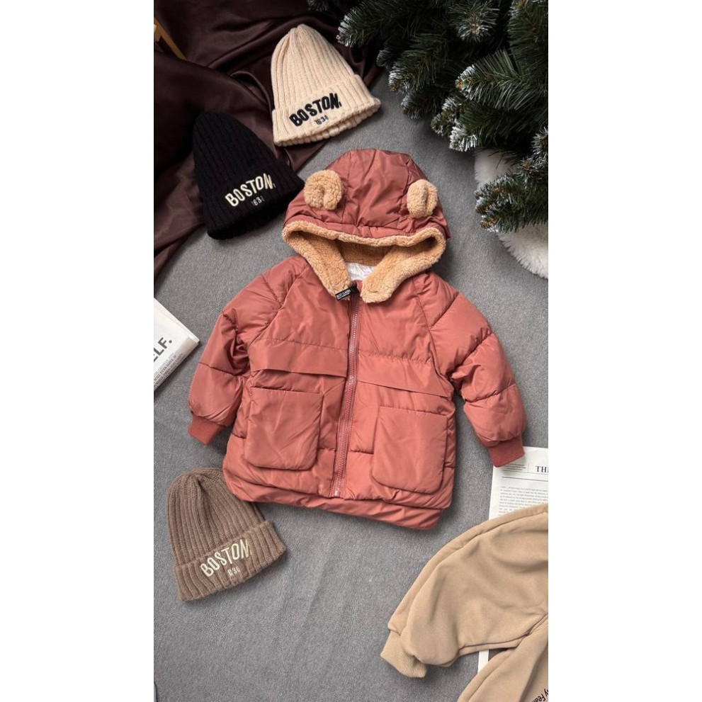 Куртка для дітей єврозима коричнева 10604