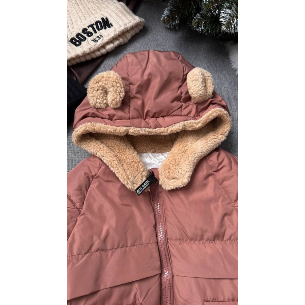 Куртка для дітей єврозима коричнева 10604