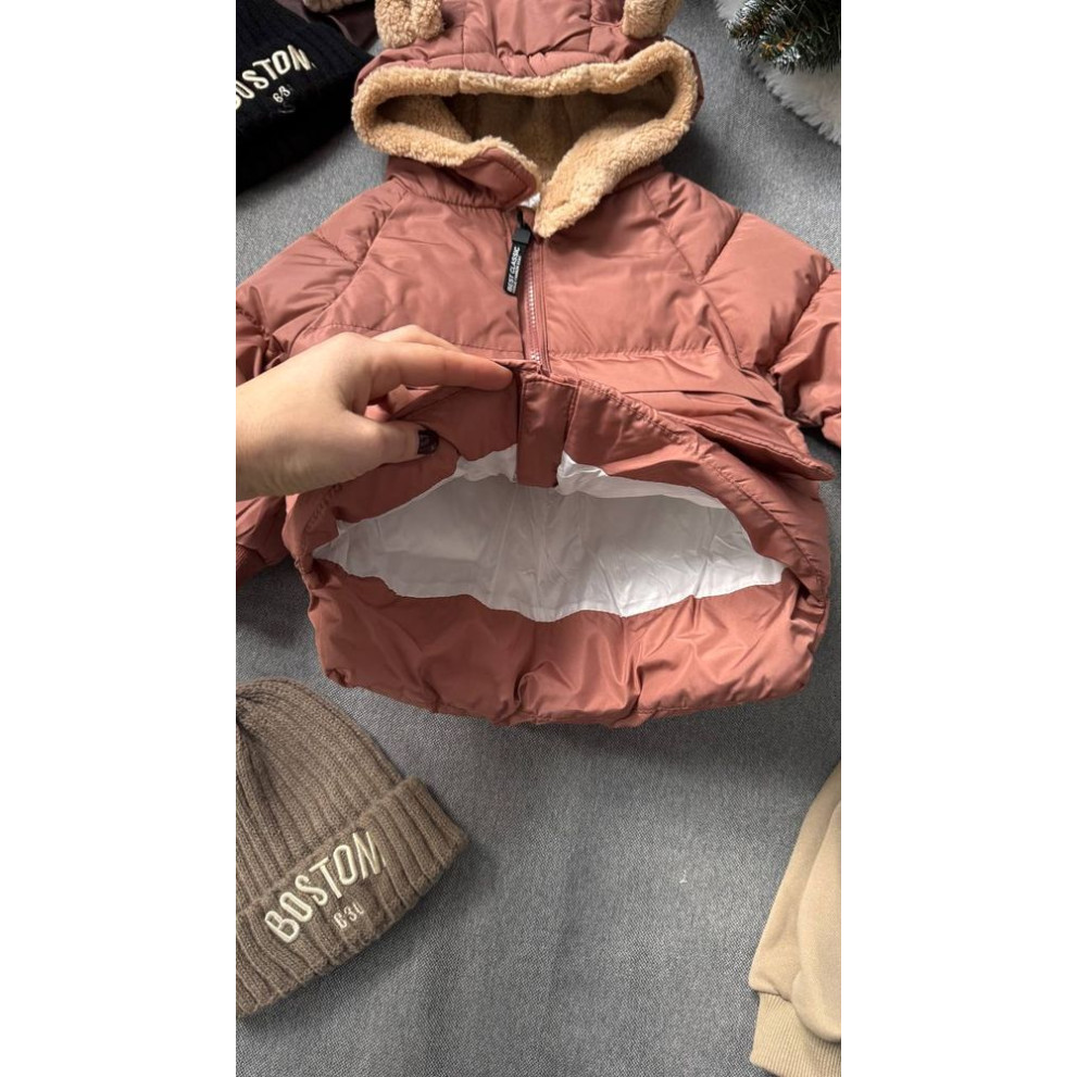 Куртка для дітей єврозима коричнева 10604