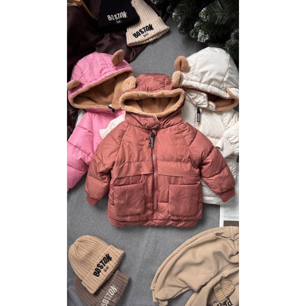 Куртка для дітей єврозима коричнева 10604