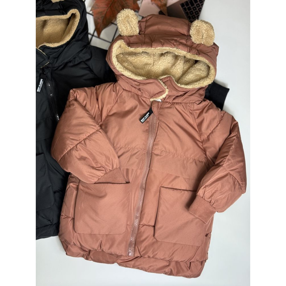 Куртка для дітей єврозима коричнева 10604