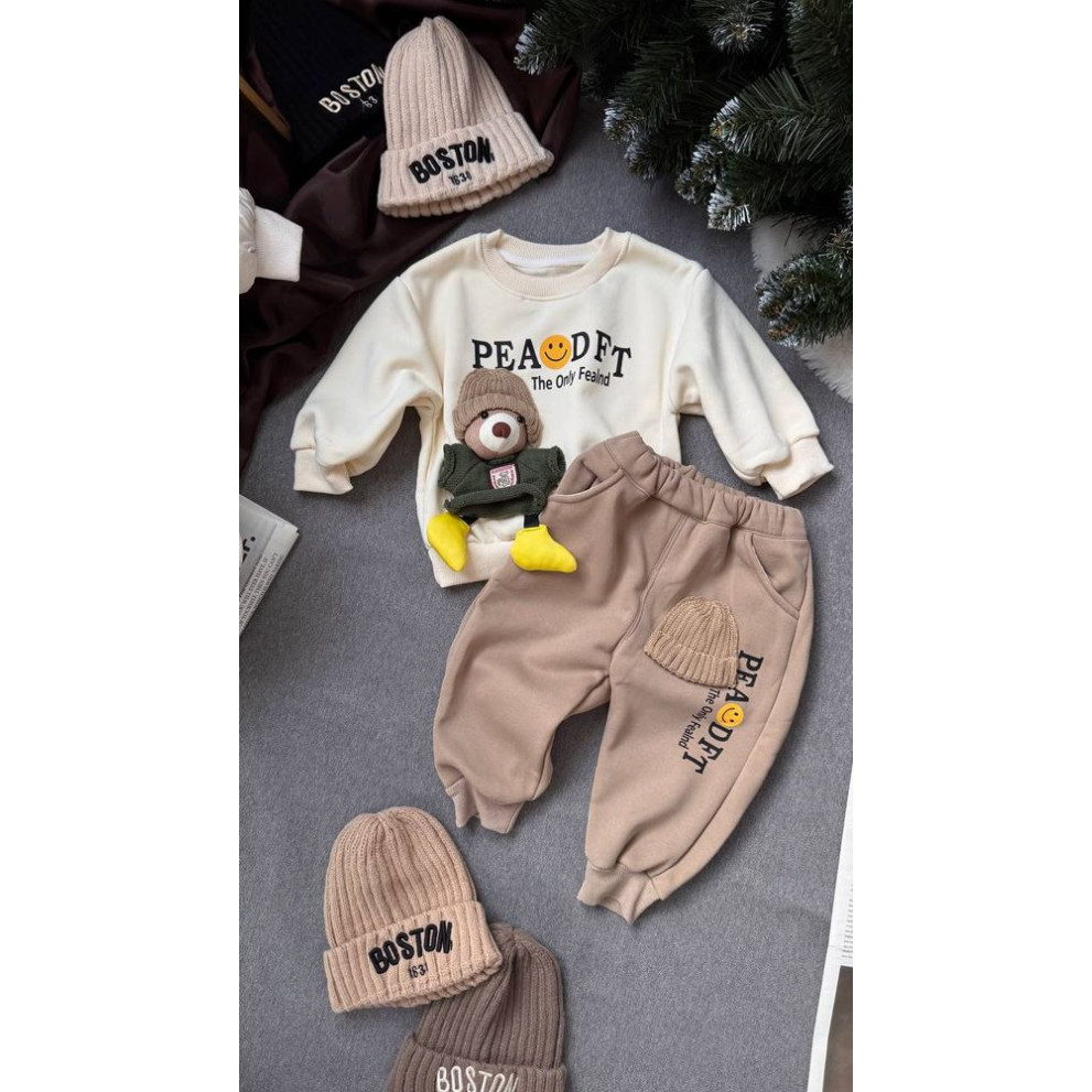 Утеплений костюм з ведмедиком 10648