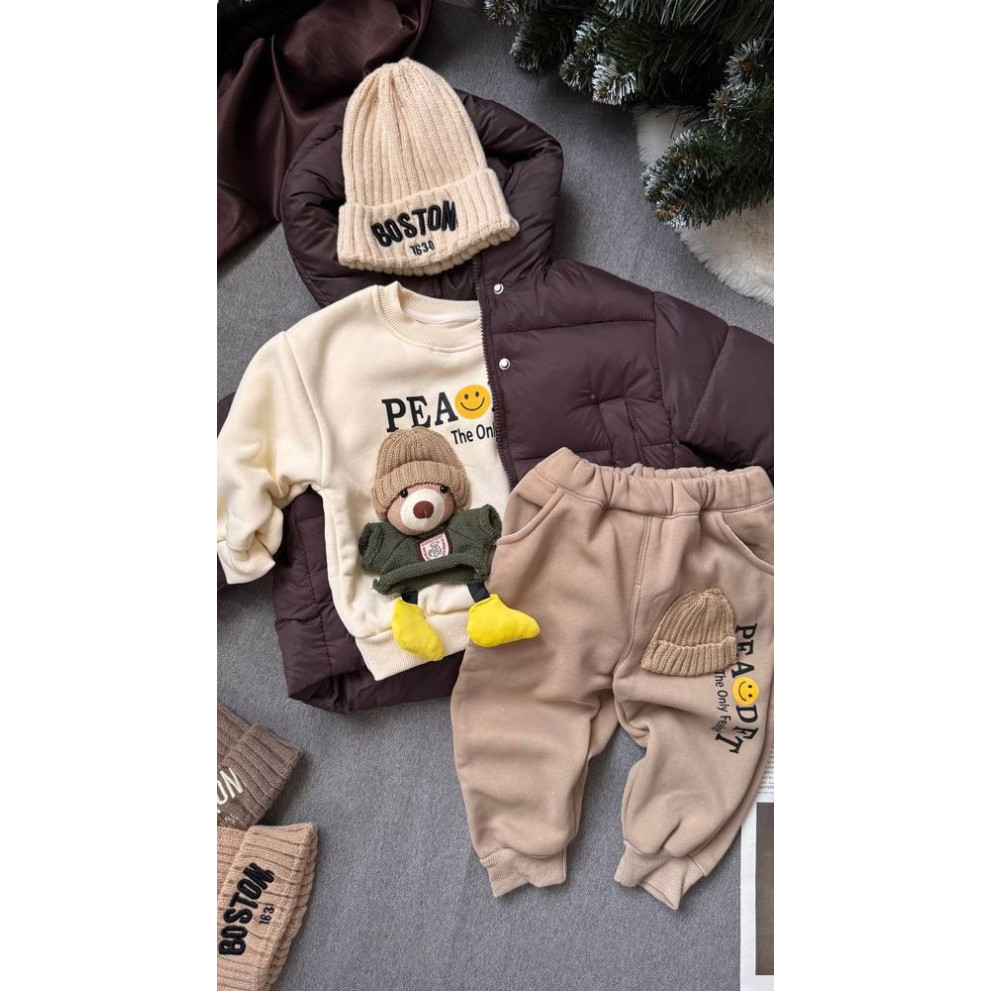 Утеплений костюм з ведмедиком 10648