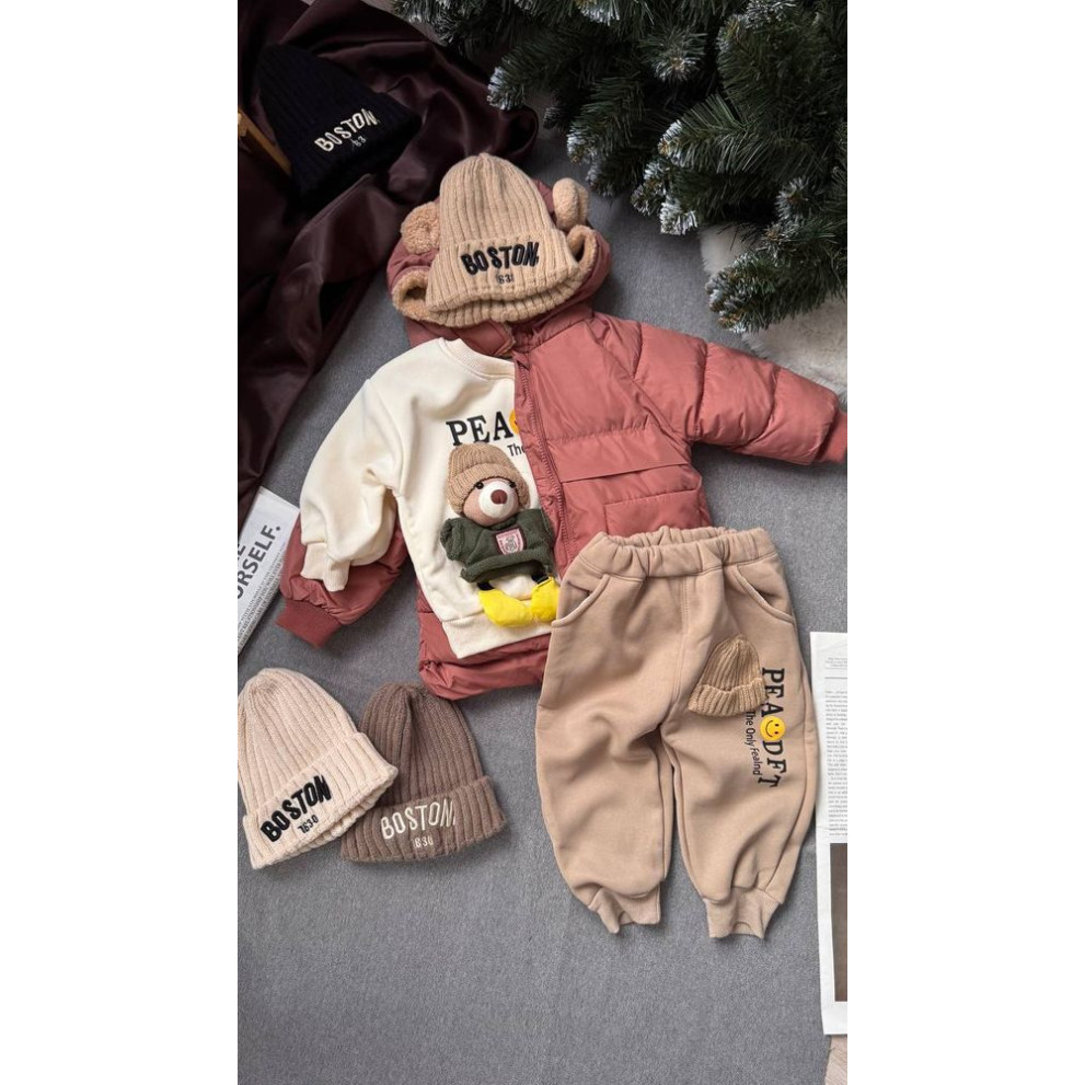 Утеплений костюм з ведмедиком 10648