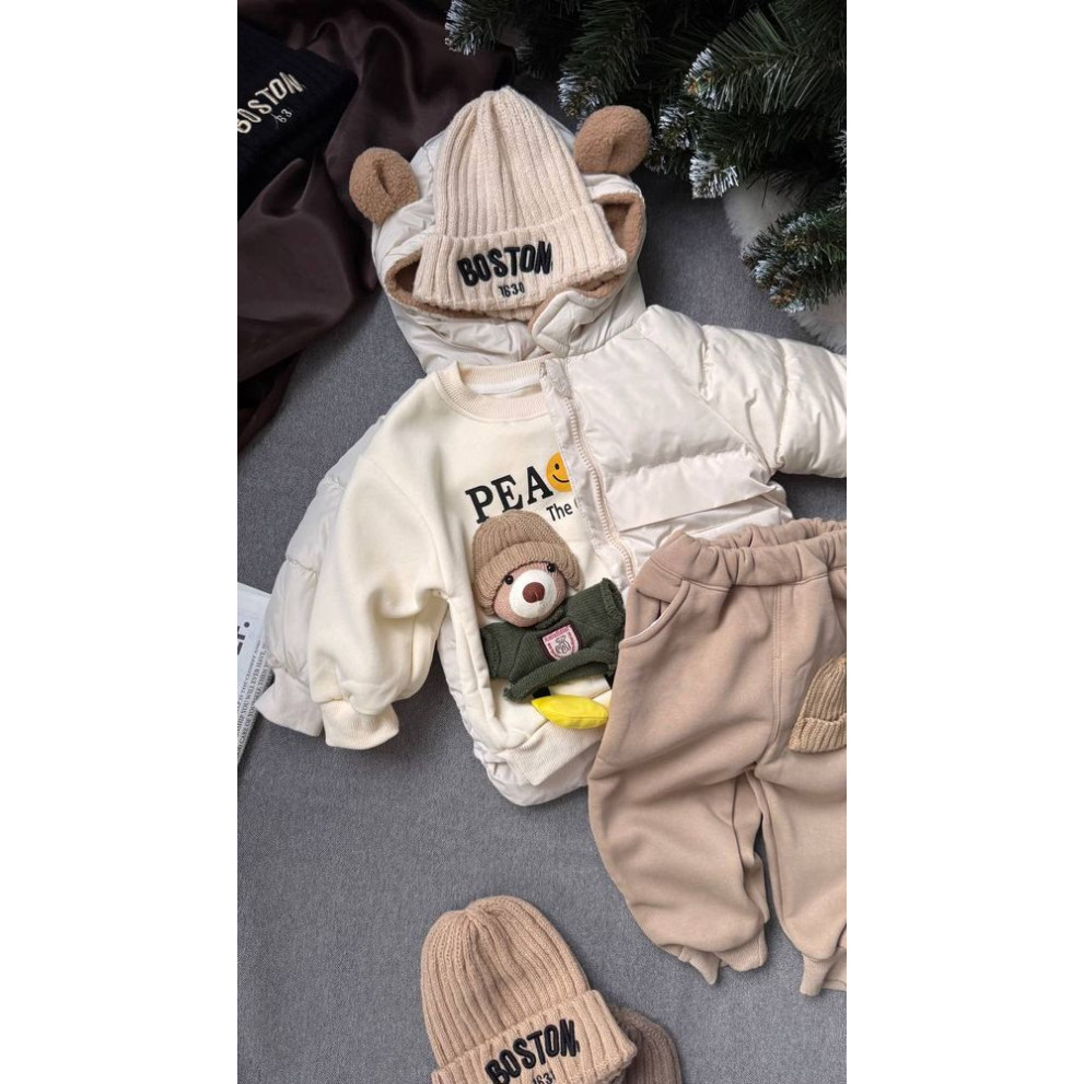 Утеплений костюм з ведмедиком 10648