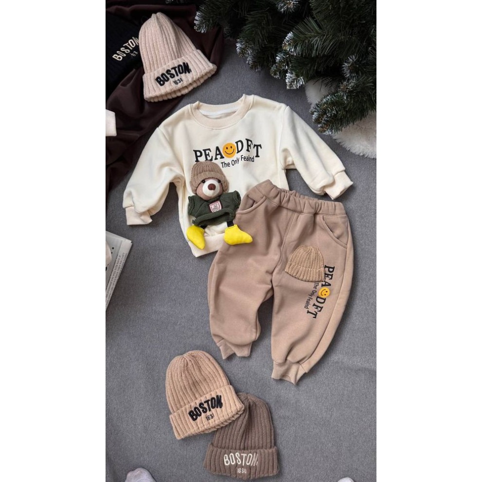 Утеплений костюм з ведмедиком 10648