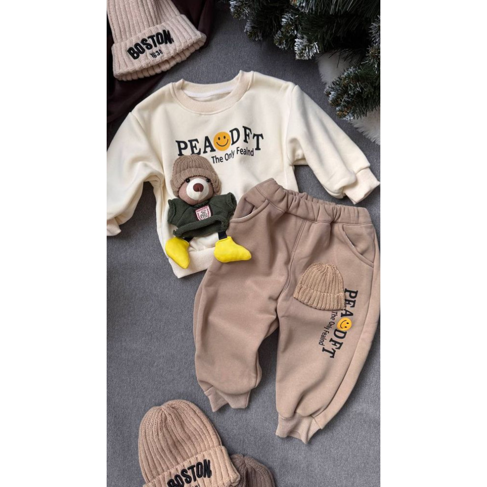 Утеплений костюм з ведмедиком 10648