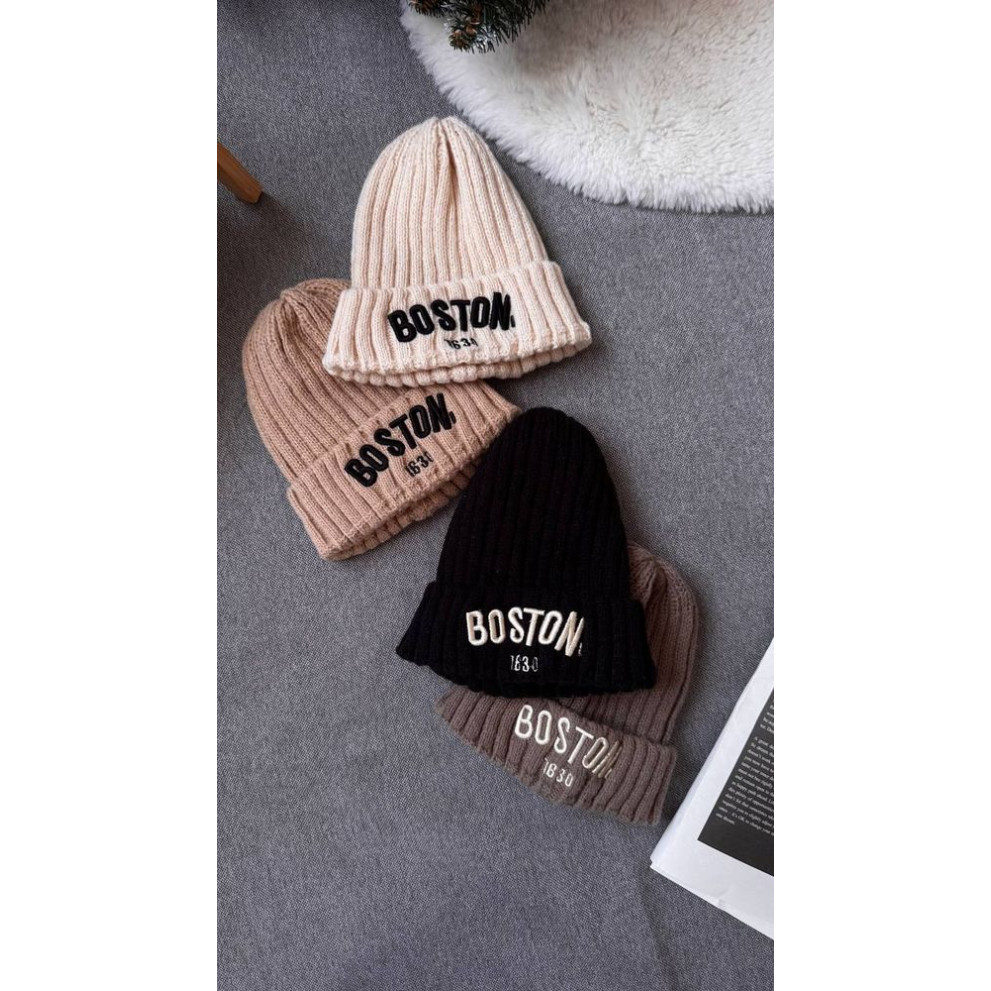 Шапка на весну Boston колір сірий 10698