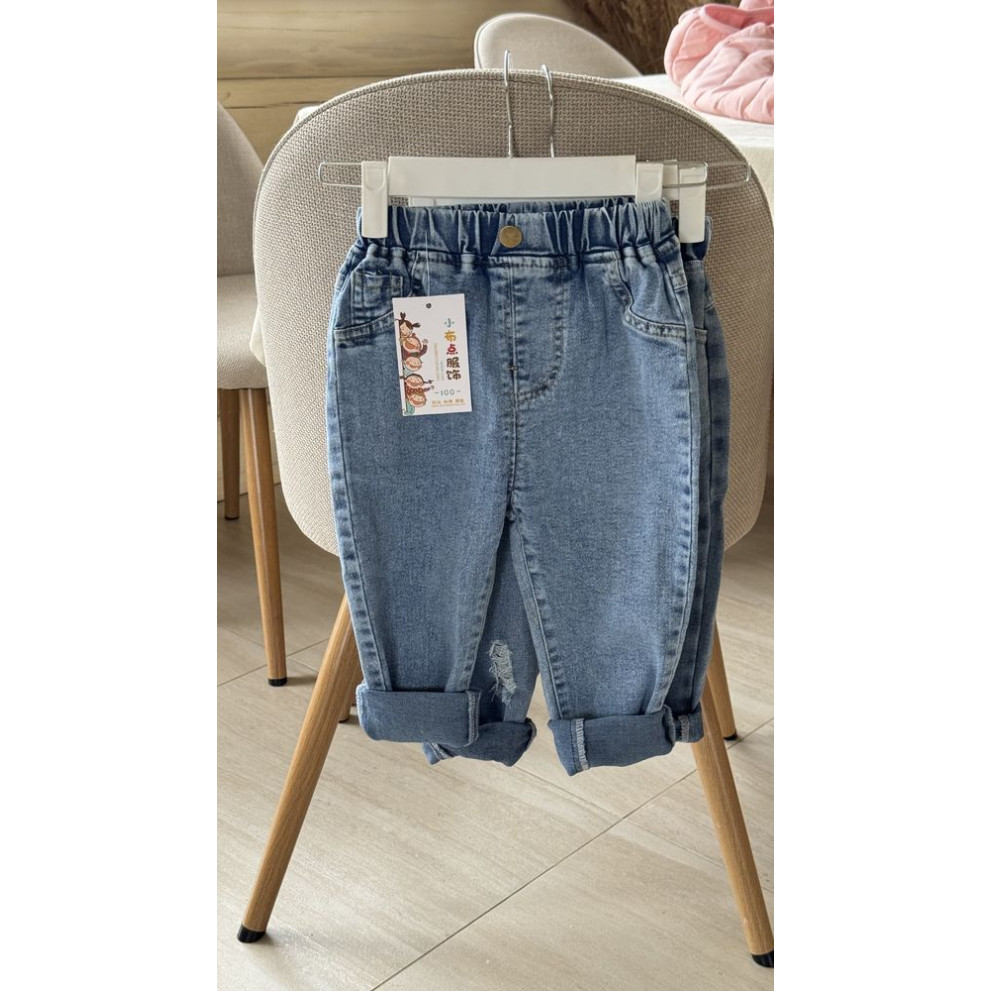 Стильні джинси для хлопчика колір синій 10756