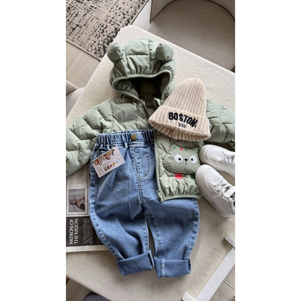 Стильні джинси для хлопчика колір синій 10756