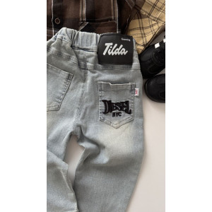 Джинси для хлопчика Tilda колір блакитний 10760