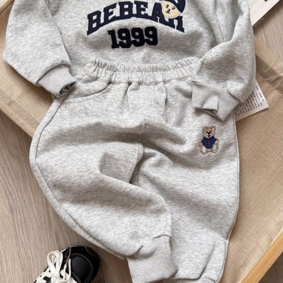 Костюм для мальчика Bebear цвет серый 10890
