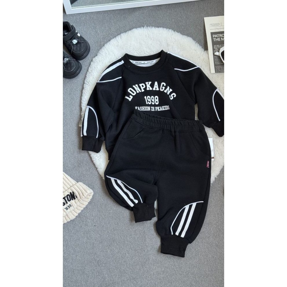 Спортивний костюм хлопчику колір чорний 10894