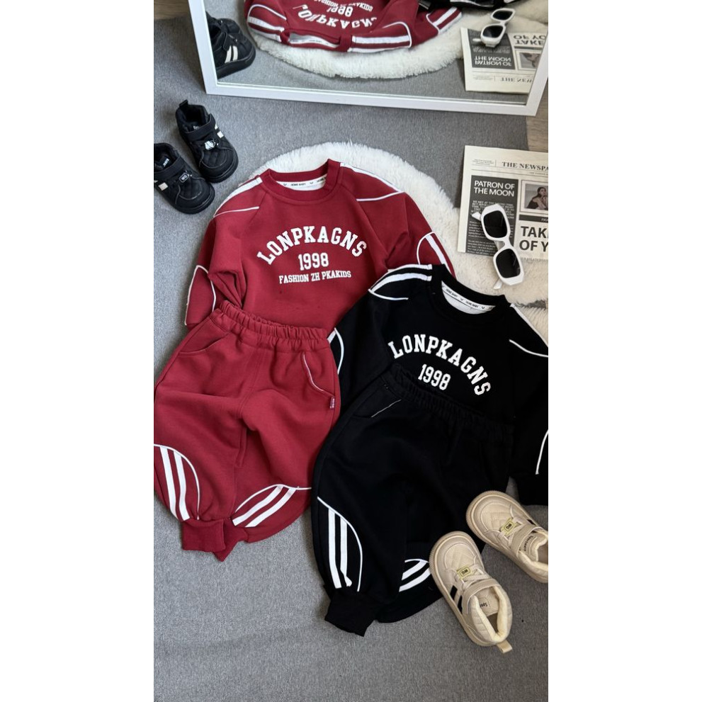 Спортивний костюм хлопчику колір чорний 10894