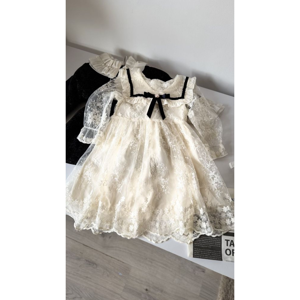 Сукня для дівчинки з гіпюром 10895